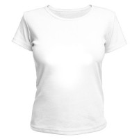 Женская футболка для сублимации, О-ворот "Сэндвич", 165гр/м - р.46