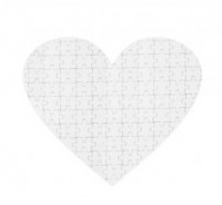 Пазл картон "Сердце" - для сублимационного переноса
